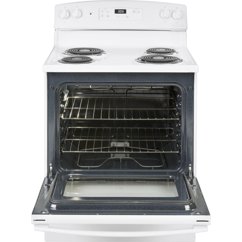 GE 30-inch Freestanding Electric Range JBS360DMWW