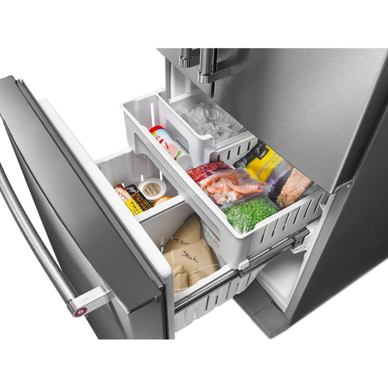 (KRFF300ESS) KitchenAid 30-inch, 19.7 cu. ft. French 3-Door Refrigerator with Ice and Water Dispensing System KRFF300ESS