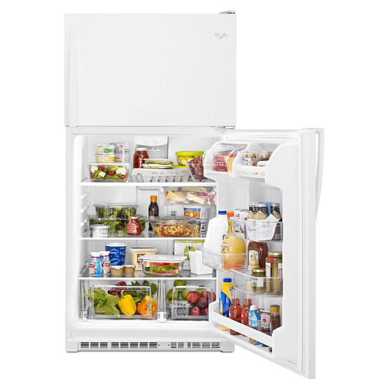 Whirlpool 33-inch, 20.5 cu.ft. Freestanding Top Freezer Refrigerator with Flexi-Side™ Bin WRT311FZDW (WRT311FZDW)