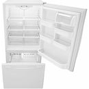 Amana 33in 22cu.ft. Bottom Mount Freezer Refrigerator ABB2224BRWABB2224BRW