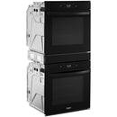 Whirlpool 24-inch, 5.8 cu. ft.  Double Wall Oven with True Convection Technology WOD52ES4MBWOD52ES4MB