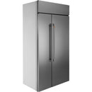 Café 42-inch, 25.2 cu. ft. Built-in Side-by-Side Refrigerator CSB42WP2NS1