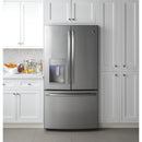 GE Profile 36-inch, 22.2 cu.ft. Counter-Depth French 3-Door Refrigerator with Water and Ice Dispensing System PYE22KSKSSPYE22KSKSS