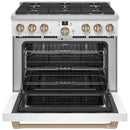 Caf? 36-inch Freestanding Gas Range with WI-FI Connect CGY366P4TW2CGY366P4TW2