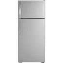 GE 28-inch, 17.5 cu.ft. Freestanding Top Freezer Refrigerator with LED Lighting GTS18GSNRSSGTS18GSNRSS