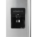 Amana 36-inch, 25 cu.ft. Freestanding side-by-side refrigerator with Water and Ice Dispensing System (Stainless Steel)ASI2575GRS