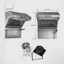 Forno 30-inch Series Alta Qualita Wall Mount Range Hood FRHWM5029-30HBFRHWM502930HB