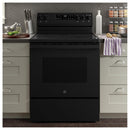 GE 30-inch Freestanding Electric Range GRF500PVBB