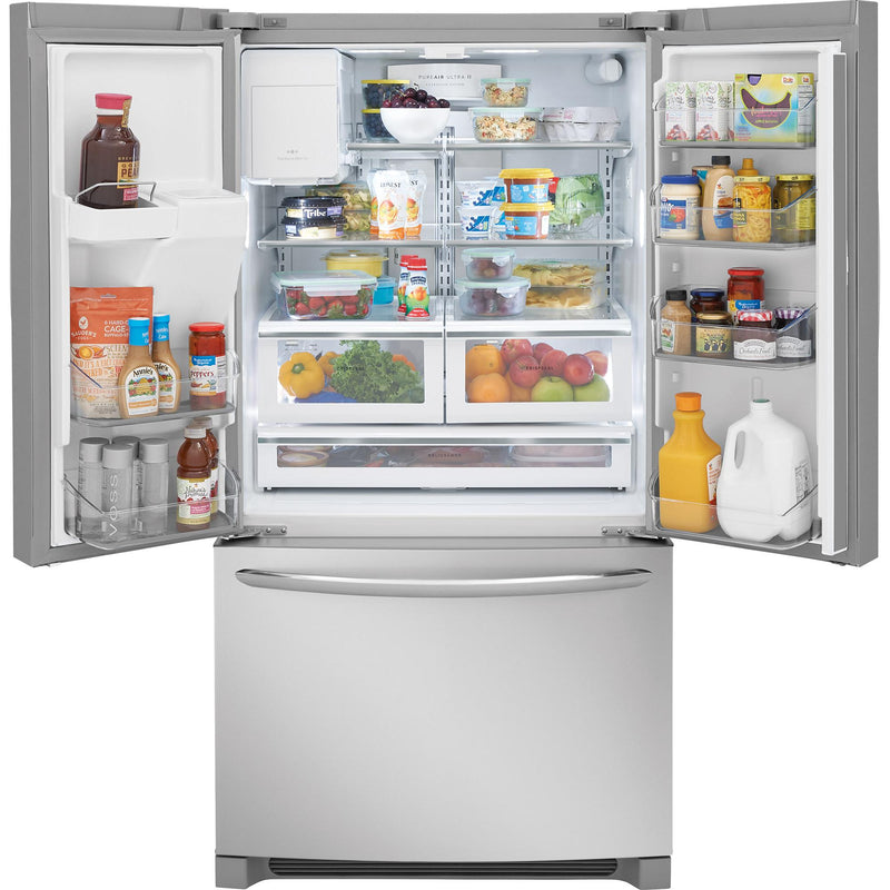 (FGHB2868TF) Frigidaire Gallery 36-inch, 26.8 cu.ft. Freestanding French 3-Door Refrigerator with EvenTemp? System FGHB2868TF