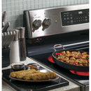 GE Profile 30-inch Freestanding Electric Range with Wi-Fi Connect PB930SLSSPB930SLSS