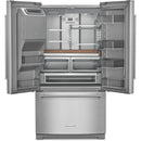 KitchenAid French 3-Door Refrigerator with External Water and Ice Dispensing System (PrintShield Stainless Steel)KRFF577KPS