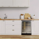 Galanz 47-Bottle Built-In Wine Cooler In Stainless Steel (GLW57MS2B16)