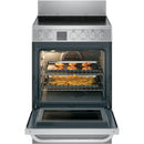Haier 24-inch Freestanding Electric Range with Convection Technology QAS740RMSS