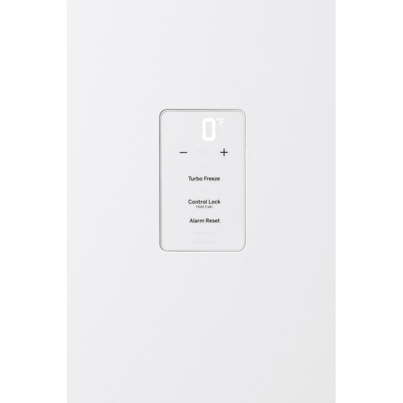 GE 21.3 cu. ft. Upright Freezer with LED lighting FUF21DLRWW