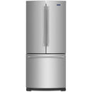 Maytag 30-inch, 20 cu. ft. French 3-Door Refrigerator MFF2055FRZ