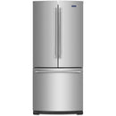 Maytag 30-inch, 20 cu. ft. French 3-Door Refrigerator MFF2055FRZ