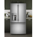 GE Profile 36-inch, 27.8 cu.ft. Freestanding French 3-Door Refrigerator with Keurig® K-Cup® Brewing System PFE28PSKSSPFE28PSKSS