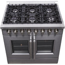 Forno 36-inch Freestanding Dual Fuel Range with True European Convection Technology FFSGS6356-36