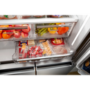 Whirlpool 36-Inch Counter Depth 4 Door Refrigerator with Ice Maker in Door ( Fingerprint Resistant Stainless) (WRQC7836RZ)