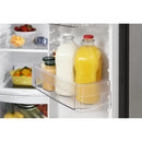 GE 36-inch 25.3 cu.ft. Freestanding Side-by-Side Refrigerator with LED Lighting GSE25GGPWWGSE25GGPWW