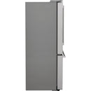 Electrolux 36-inch, 22.6 cu.ft. Counter-Depth French 3-Door Refrigerator with External Water and Ice Dispensing System ERFC2393AS