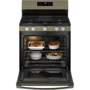 GE 30-inch Freestanding Gas Range with Center Oval Burner GGF500PVES