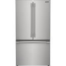 Frigidaire Professional 36-inch, 23.3 cu. ft. Counter-Depth French 3-Door Refrigerator with Digital Display PRFG2383AF