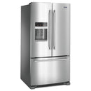 Maytag 36-inch, 25 cu. ft. French 3-Door Refrigerator with Ice and Water MFI2570FEZMFI2570FEZ