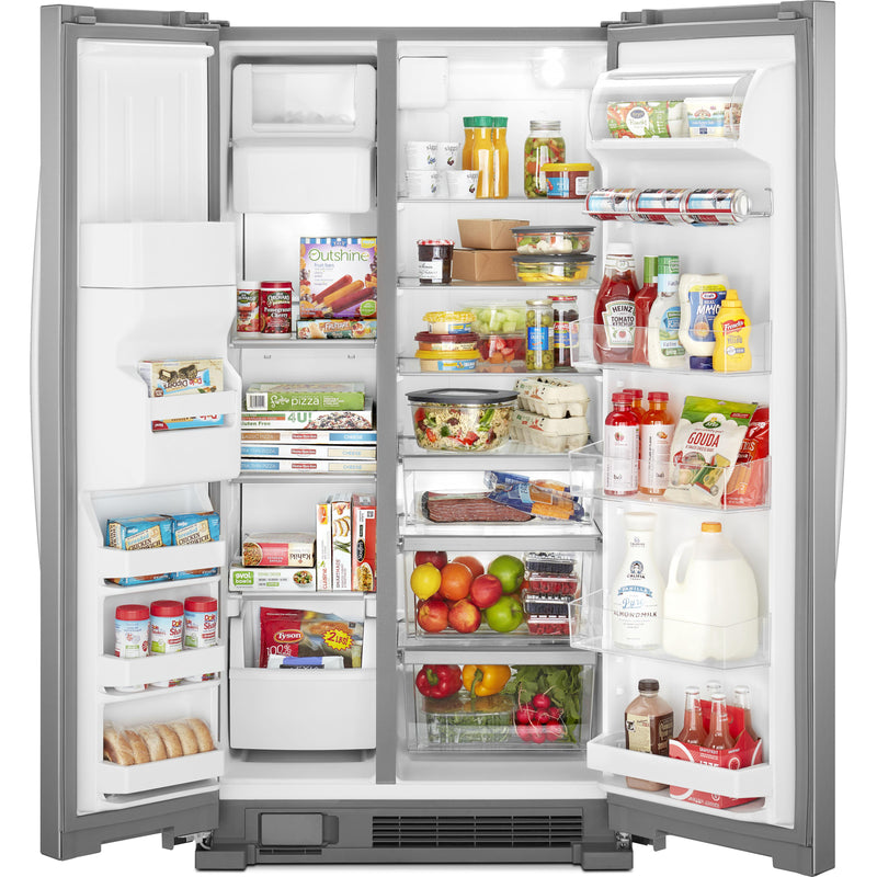 Whirlpool 36-inch, 24.55 cu. ft. Side-By-Side Refrigerator WRS325SDHZ (WRS325SDHZ)