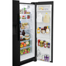 Frigidaire 36-inch, 25.6 cu.ft. Freestanding Side-by-Side Refrigerator with Ice and Water Dispensing System FRSS2623AB (FRSS2623AB)
