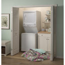 GE Stacked Washer/Dryer Electric Laundry Center GUV27ESSMWW