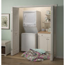 GE Stacked Washer/Dryer Electric Laundry Center GUV27ESSMWWGUV27ESSMWW