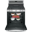 GE Profile 30-inch Freestanding Gas Range with Convection Technology PGB911SEJSS