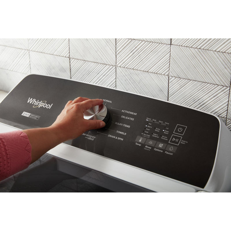 Whirlpool 4.7 cu. ft. Top Loading Washer with Removable Agitator WTW5057LW (WTW5057LW)