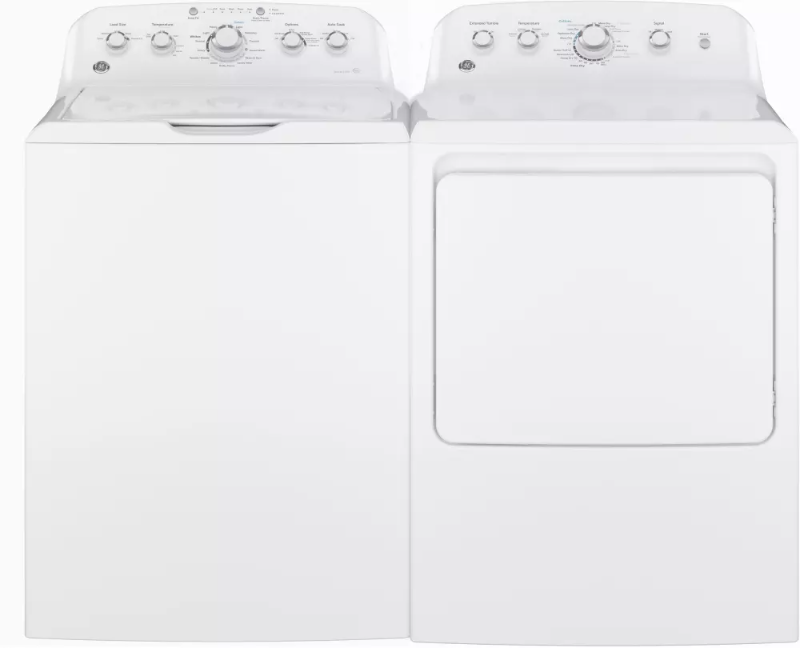 GE 27 Inch Electric Dryer with 7.2 Cu. Ft. Capacity (GTD42EASJWW)