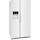 Frigidaire 36-inch, 25.6 cu.ft. Freestanding Side-by-Side Refrigerator with Ice and Water Dispensing System FRSS2623AW