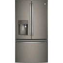 GE Profile 36-inch, 27.8 cu.ft. Freestanding French 3-Door Refrigerator with Keurig® K-Cup® Brewing System PFE28PMKES