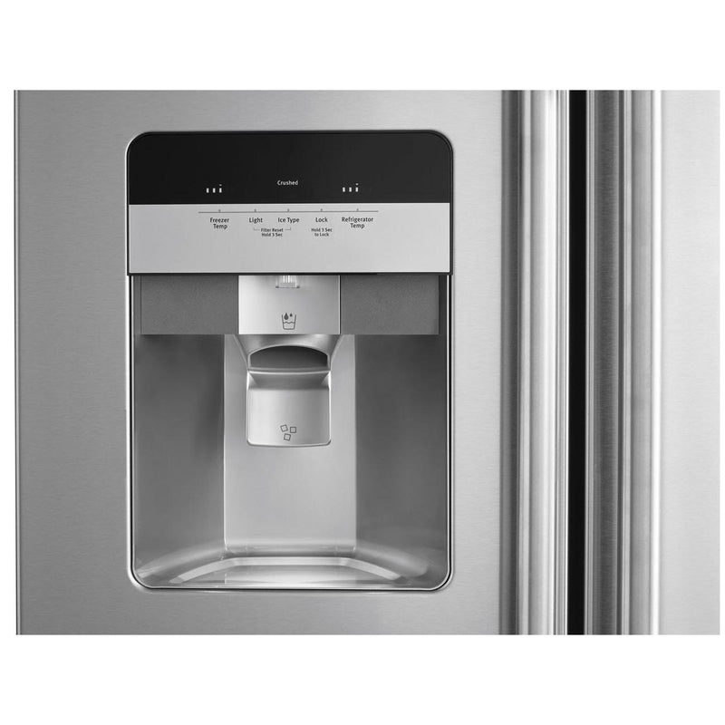 Maytag 36-inch, 25 cu.ft. Freestanding Side-by-Side Refrigerator with External Water and Ice Dispensing System MSS25C4MGZ