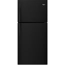 Whirlpool 30-inch, 19.14 cu.ft. Freestanding Top Freezer Refrigerator with Flexi-Slide™ Bin WRT519SZDB