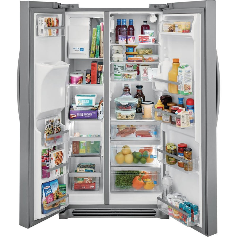 (GRSS2652AF) Frigidaire Gallery 36-inch, 25.6 cu.ft. Freestanding Side-by-Side Refrigerator with Ice and Water Dispensing System GRSS2652AF