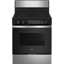GE 30-inch Freestanding Electric Range with Radiant Smooth Cooktop JB480STSSJB480STSS