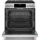 Café 30-inch Slide-in Induction Range with Warming Drawer CHS90XP2MS1