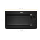 (WMH32519HB) Whirlpool 30-inch, 1.9 cu.ft. Over-the-Range Microwave Oven with Sensor Cooking WMH32519HB