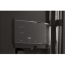 GE Profile 36-inch, 27.8 cu. ft. French 3-Door Refrigerator with Ice and Water PFE28KBLTSPFE28KBLTS