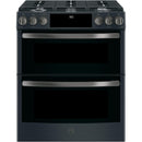 GE Profile 30-inch Slide-in Gas Range with Wi-Fi Connect PGS960FELDSPGS960FELDS