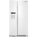 Maytag 36-inch, 25 cu.ft. Freestanding Side-by-Side Refrigerator with External Water and Ice Dispensing System MSS25C4MGWMSS25C4MGW