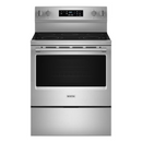 Maytag 30-in Glass Top 5 burners 5.3-cu ft Freestanding Electric Range ( Stainless Steel ) (MFES4030RS)
