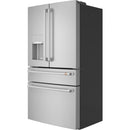 Caf? 36-inch, 22.3 cu.ft. Counter-Depth French 4-Door Refrigerator with Wi-Fi (Platinum Glass) CXE22DP2PS1 (CXE22DP2PS1)