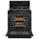 Whirlpool 30-inch Freestanding Gas Range with AccuSimmer® Burner WFG505M0BBWFG505M0BB