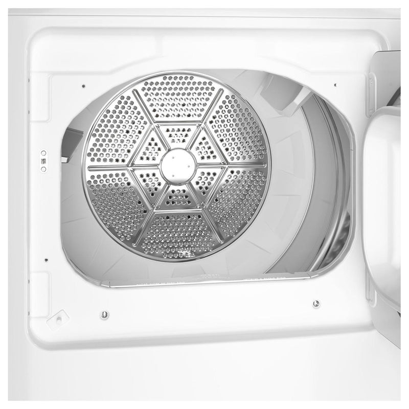 GE 7.2 cu. ft. Electric Dryer with Reversible Door GTD38EASWWS